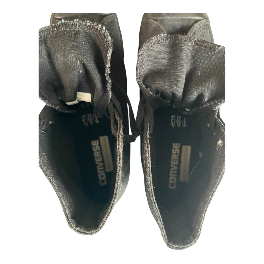 Converse Unisex Black High-Top Sneakers - Picture 12 of 12